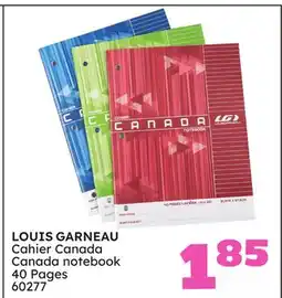 Rossy LOUIS GARNEAU Canada notebook offer