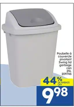 Rossy Swing lid garbage can offer