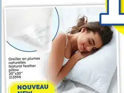 Rossy Natural feather pillow offer