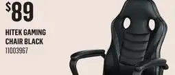 Canac Hitek Gaming Chair Black offer