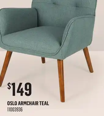 Canac Oslo Armchair Teal offer