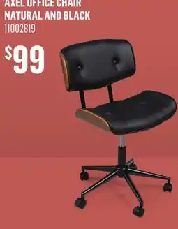 Canac Axel Office Chair Natural and Black offer