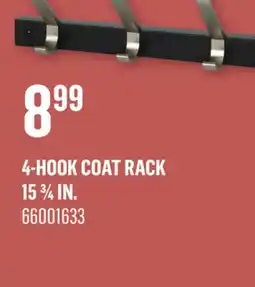 Canac 4-Hook Coat Rack 153/4in offer