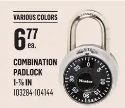 Canac Combination Padlock 1-7/8 in Inox offer