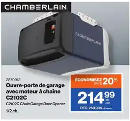 Patrick Morin C2102C Chain Garage Door Opener offer