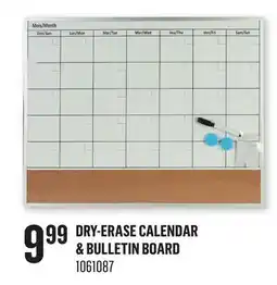Canac Dry-Erase Calendar & Bulletin Board offer