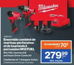 Patrick Morin M12 FUEL Hammer Drill and Impact Driver Combo Kit offer