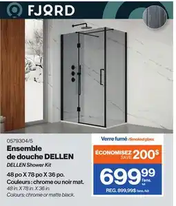 Patrick Morin DELLEN Shower Kit offer