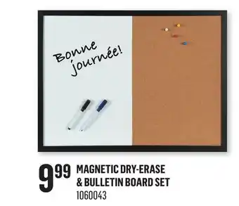 Canac Magnetic Dry-Erase & Bulletin Board Set offer
