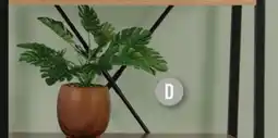 Canac Artificial Tropical Plant with Wood Effect Ceramic Pot offer
