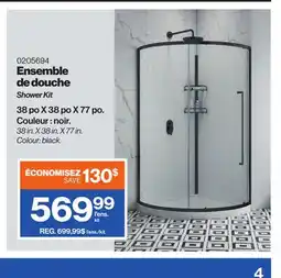 Patrick Morin Shower Kit offer