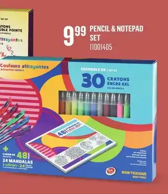 Canac Pencil & Notepad Set offer