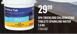 Canac Spa Trichloro Chlorinating Tablets sparkling water 1.8 kg offer