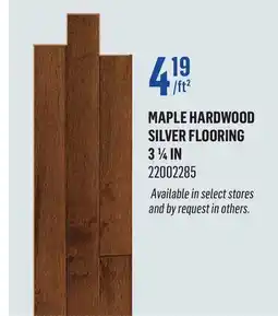 Canac Maple Hardwood offer