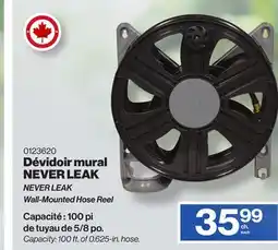 Patrick Morin NEVER LEAK Wall-Mounted Hose Reel offer
