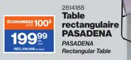 Patrick Morin PASADENA Rectangular Table offer