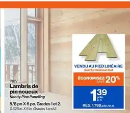 Patrick Morin Knotty Pine Panelling offer