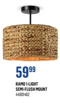 Canac Ramo 1-Light Semi-Flush Mount offer
