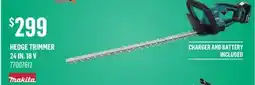 Canac Makita Hedge Trimmer 24in. 18V offer