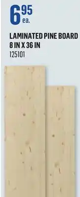 Canac Laminated Pine Board offer