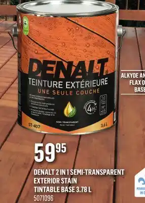 Canac Denalt 2 in 1 Semi-Transparent Exterior Stain offer