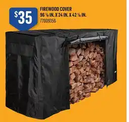 Canac Firewood Cover 96 1/8 in. x 24 in. x 42 1/8 in offer