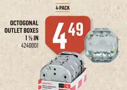 Canac Octogonal Outlet Boxes offer