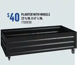 Canac Planter with wheels 235/8in.x471/4in offer