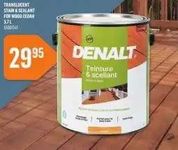 Canac Translucent Stain & Sealant for Wood Cedar 3.7L offer