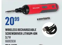 Canac Wireless Rechargeable Screwdriver Lithium-ion 3.7V offer