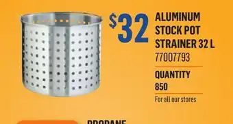 Canac Aluminum Stock Pot Strainer 32L offer
