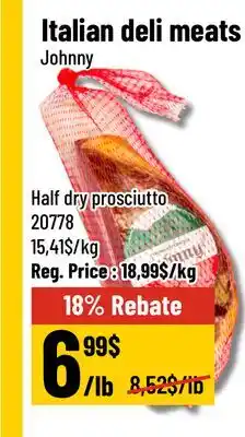Mayrand Italian deli meats Johnny offer