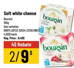 Mayrand Soft white cheese Boursin offer