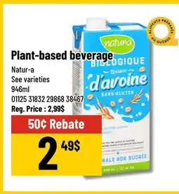 Mayrand Natur-a Organic Unsweetened Oat Beverage 946 ml Quebec offer