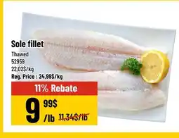 Mayrand Sole fillet offer