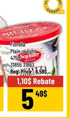 Mayrand Saputo Fiorella Plain or light offer
