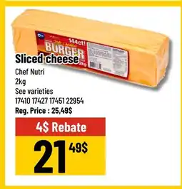 Mayrand Chef Nutri Cheddar Style Sliced Burger offer