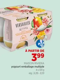 Avril Yogourt emballage multiple offer