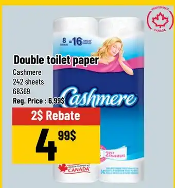 Mayrand Cashmere 242 Sheets Double Ply Toilet Paper offer