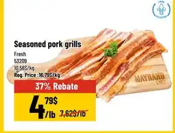 Mayrand Seasoned pork grills offer