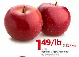 Avril Pommes Cripps Pink bios offer