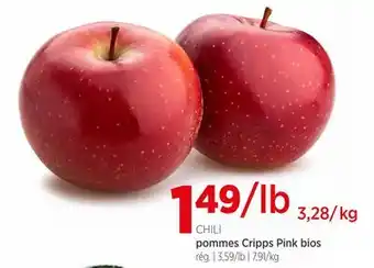 Avril Pommes Cripps Pink bios offer