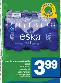 L'Intermarché EAU DE SOURCE NATURELLE | NATURAL SPRING WATER, 24 x 500 mL offer