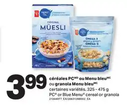 L'Intermarché CÉRÉALES OU GRANOLA | CEREAL OR GRANOLA, 325 - 475 G offer
