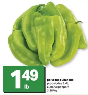 L'Intermarché POIVRONS CUBANELLE | CUBANEL PEPPERS offer