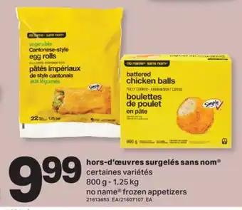 L'Intermarché HORS-D'ŒUVRES SURGELÉS | FROZEN APPETIZERS, 800 G - 1,25 KG offer