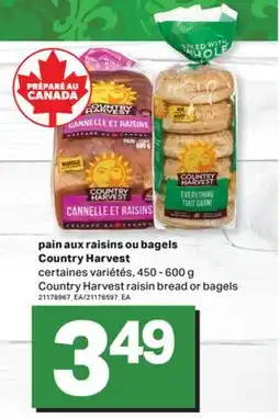 L'Intermarché PAIN AUX RAISINS OU BAGELS | RAISIN BREAD OR BAGELS 450 - 600 G offer
