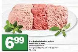 L'Intermarché TRIO DE VIANDE HACHÉE MAIGRE BŒUF, PORC ET VEAU | LEAN GROUND BEEF, PORK AND VEAL TRIO offer