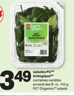 L'Intermarché SALADES BIOLOGIQUE | ORGANICS SALADS, 142 g offer