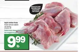 L'Intermarché LAPIN ENTIER FRAIS | FRESH WHOLE RABBIT offer